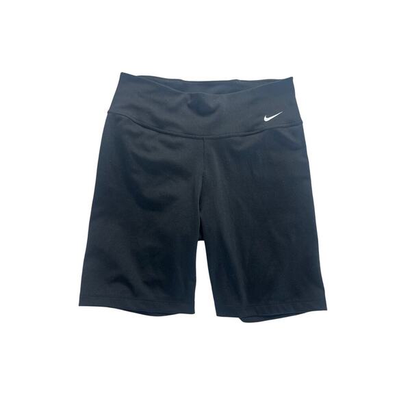 Nike Dri-FIT Black Biker Shorts – Women’s Small/Medium, 6” Inseam - Picture 1 of 6